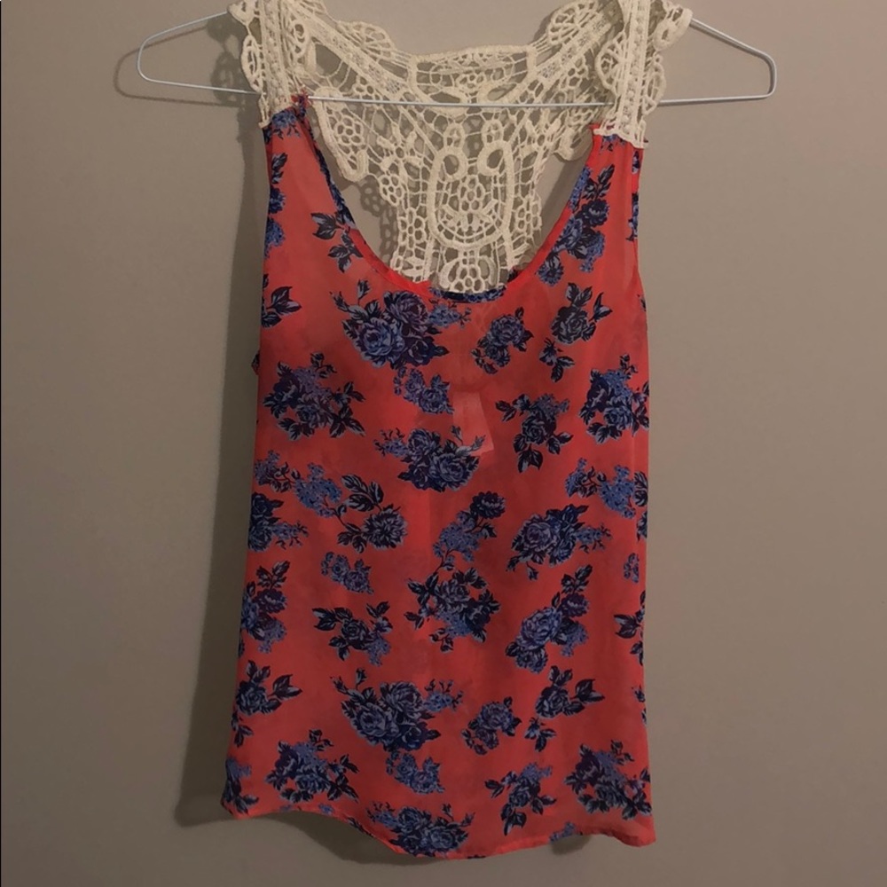 Floral tank top